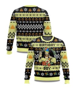 2025 Jesus Birthday Boy Ugly Christmas Sweater
