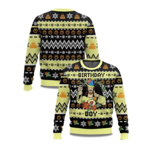 2025 Jesus Birthday Boy Ugly Christmas Sweater