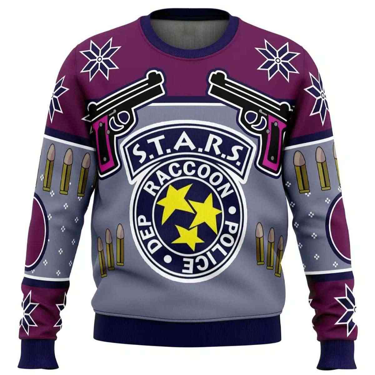 2025 Jill Valentine Season's Blasting Dead by Daylight Ugly Christmas Sweater