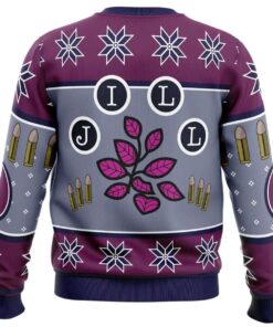 Alternative view of 2025 Jill Valentine Season's Blasting Dead by Daylight Ugly Christmas Sweater