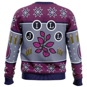 Alternative view of 2025 Jill Valentine Season's Blasting Dead by Daylight Ugly Christmas Sweater