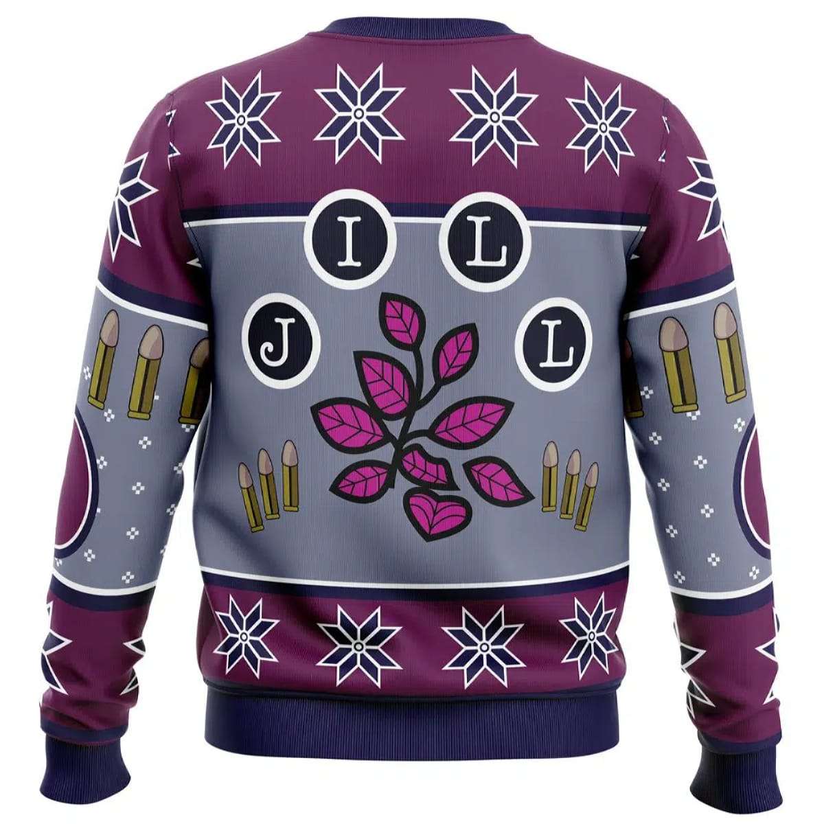 Alternative view of 2025 Jill Valentine Season's Blasting Dead by Daylight Ugly Christmas Sweater