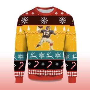 Alternative view of 2025 Jim Kelly Bills Ugly Christmas Sweater