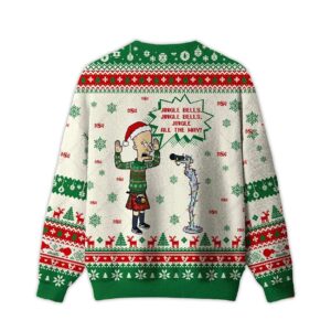 Alternative view of 2025 Jingle All The Way Ugly Christmas Sweater