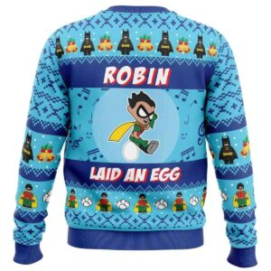 Alternative view of 2025 Jingle Bells Batman Smells DC Comics Ugly Christmas Sweater