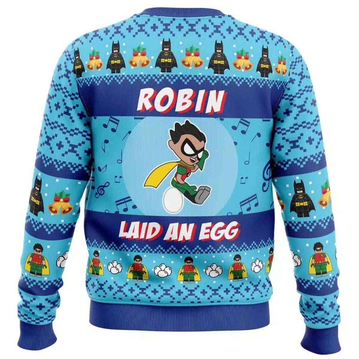 Alternative view of 2025 Jingle Bells Batman Smells DC Comics Ugly Christmas Sweater