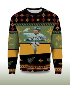 Alternative view of 2025 Josh Donaldson New York Yankees Ugly Christmas Sweater