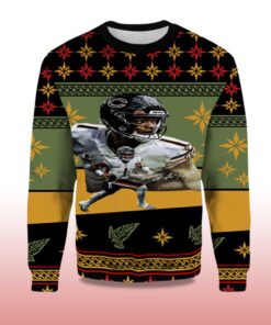 Alternative view of 2025 Justin Fields Chicago Chicago Bears Ugly Sweater