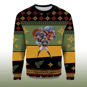 Alternative view of 2025 Justin Fields Ugly Christmas Sweater
