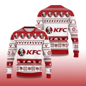 Alternative view of 2025 KFC Kentucky Fried Chicken Ugly Christmas Sweater