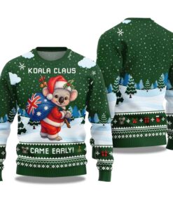 2025 Koala Claus Came Early Ugly Christmas Sweater