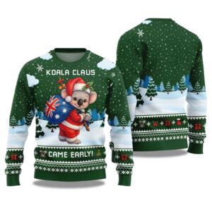 2025 Koala Claus Came Early Ugly Christmas Sweater
