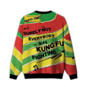 Alternative view of 2025 Kung Fu Christmas Party Ugly Christmas Sweater