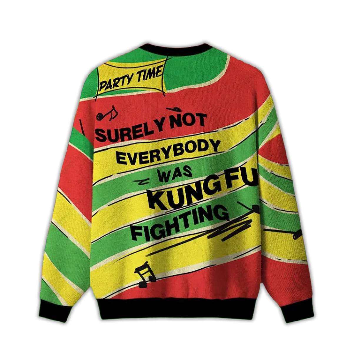 Alternative view of 2025 Kung Fu Christmas Party Ugly Christmas Sweater