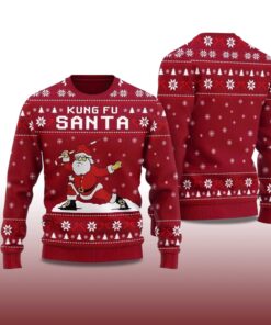 Alternative view of 2025 Kungfu Panda Santa Ugly Chritsmas Sweater