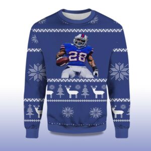 Alternative view of 2025 Latavius Murray Bills Ugly Christmas Sweater