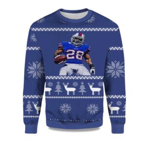 2025 Latavius Murray Bills Ugly Christmas Sweater