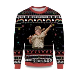 2025 LFGSD Child San Diego Padres Ugly Christmas Sweater