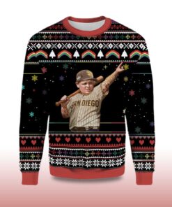 Alternative view of 2025 LFGSD Child San Diego Padres Ugly Christmas Sweater