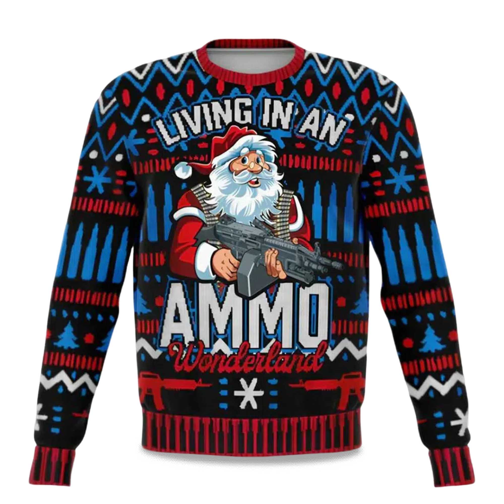 2025 Living in an Ammo Wonderland Ugly Christmas Sweater