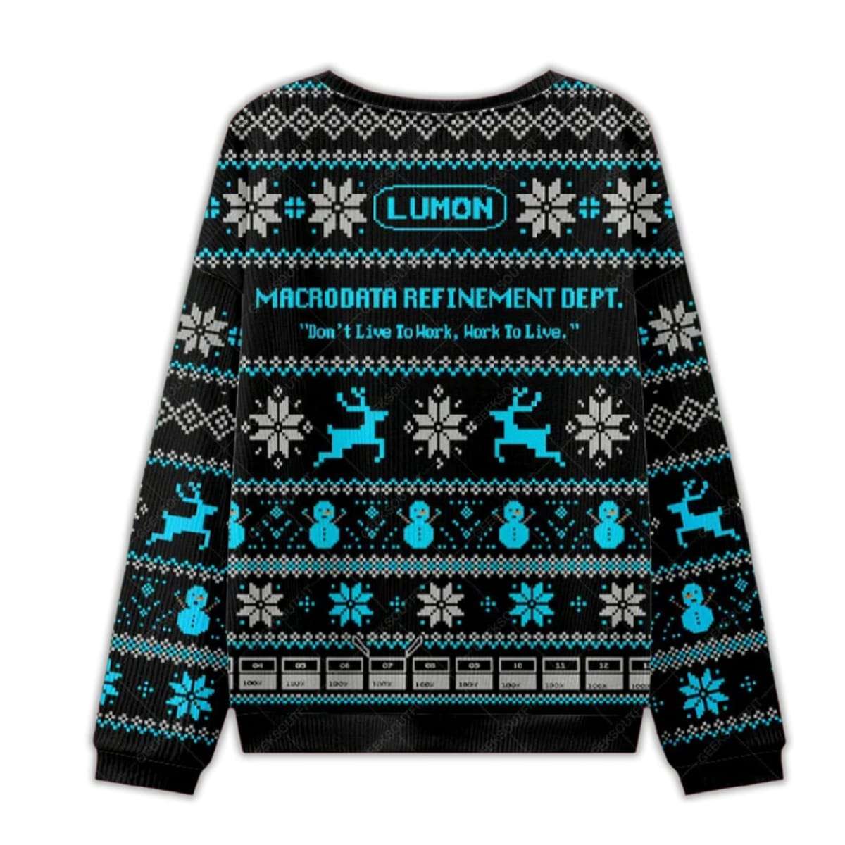 Alternative view of 2025 Lumon Ugly Christmas Sweater
