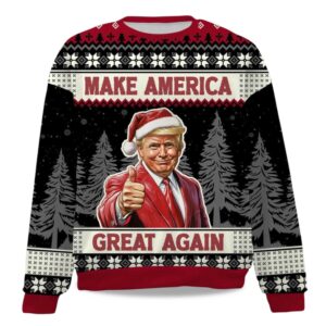 2025 Make America Great Again Christmas Ugly Sweater