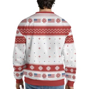 Alternative view of 2025 Make Christmas Great Again President Christmas Ugly Sweater