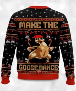Alternative view of 2025 Make The Goose Dance Ugly Christmas Sweater
