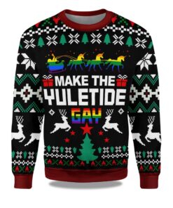 2025 Make The Yuletide Gay Christmas Ugly Sweater