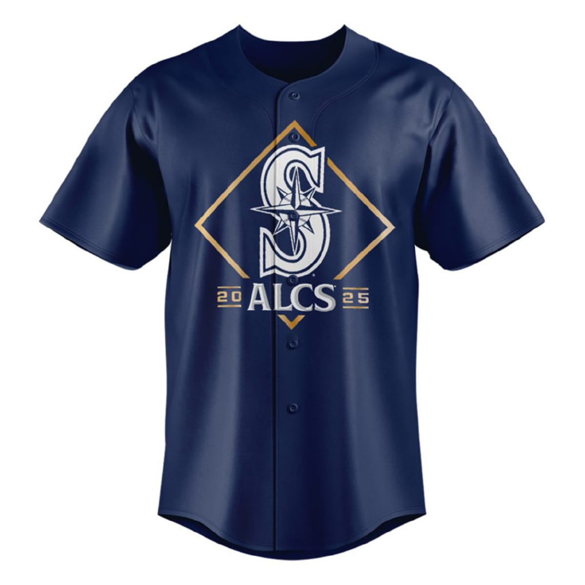 Alternative view of 2025 Mariners ALCS Champions Seize The Moment Jersey