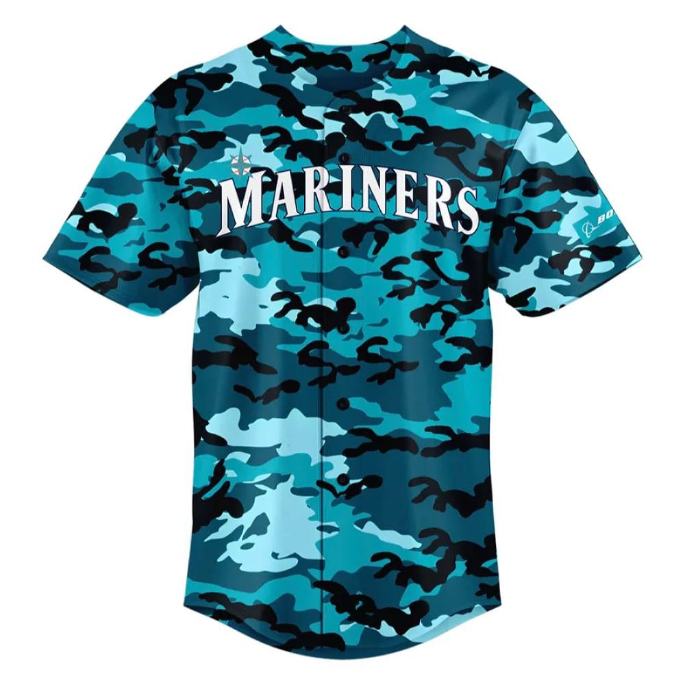 Alternative view of 2025 Mariners Salute To Armed Forces Night Jersey Giveaway