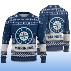 Alternative view of 2025 Mariners Ugly Christmas Sweater