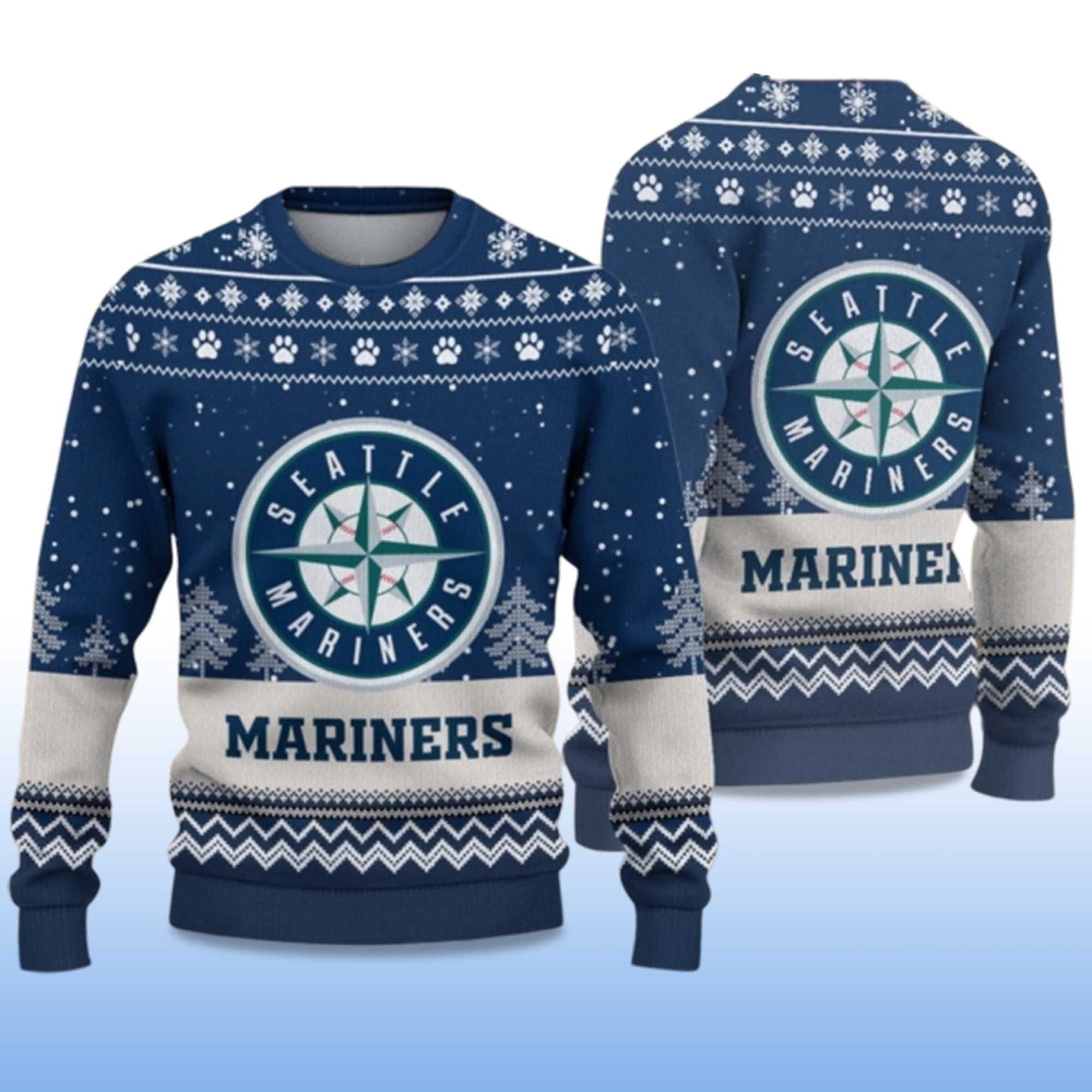 Alternative view of 2025 Mariners Ugly Christmas Sweater