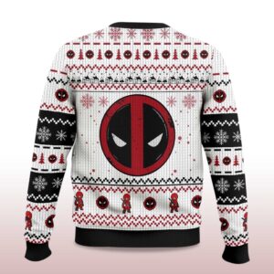 Alternative view of 2025 Marvel Jesus Deadpool Ugly Sweater Christmas