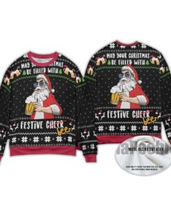 Alternative view of 2025 May Your Christmas Be Filled With Festival Beer Christmas Sweater