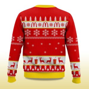 Alternative view of 2025 McDonaldâ€™s I'm Lovin' It Ugly Christmas Sweater