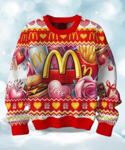 2025 McDonaldâ€™s Iâ€™M Loving You 2025 Christmas Ugly Sweater