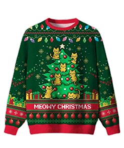 2025 Meowy Christmas Ugly Christmas Sweater