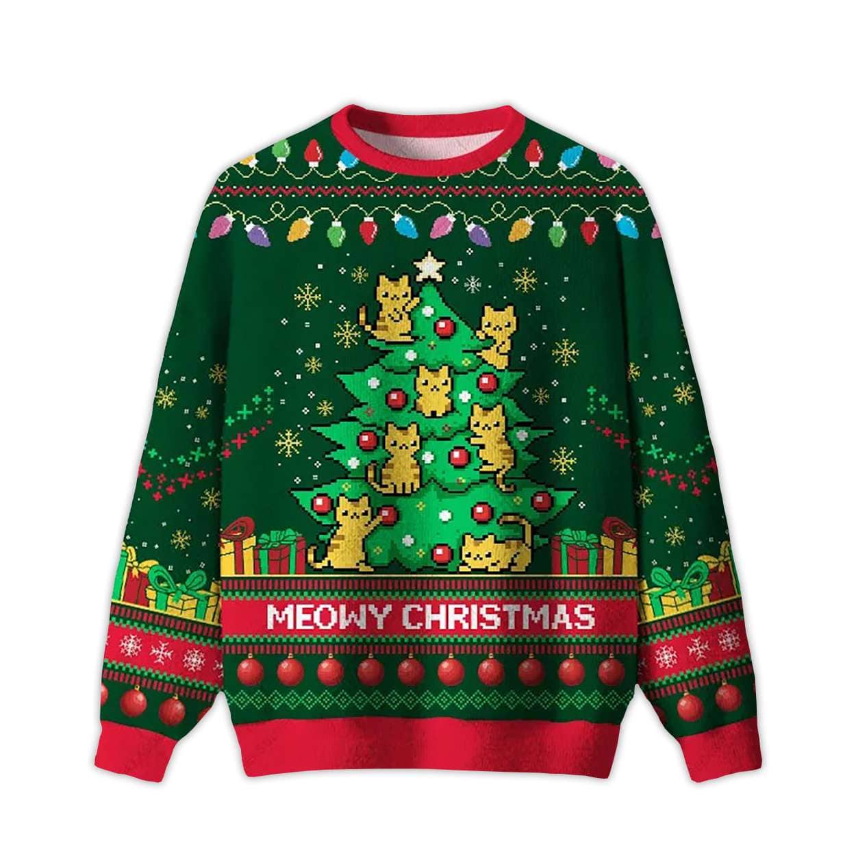 2025 Meowy Christmas Ugly Christmas Sweater