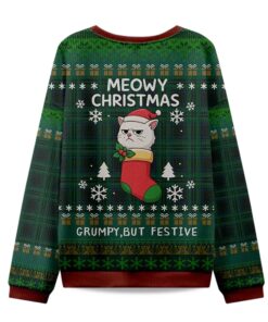 2025 Meowy Festive Christmas Ugly Sweater