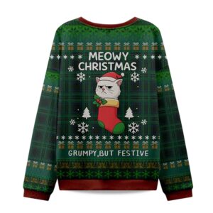 2025 Meowy Festive Christmas Ugly Sweater