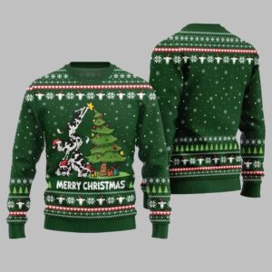 2025 Merry Christmas Cow Ugly Christmas Sweater - Grishko.com
