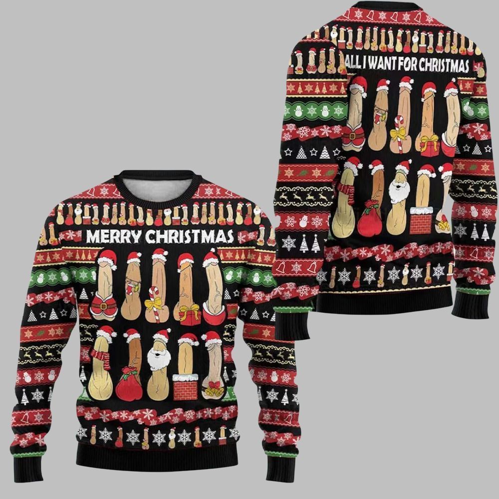 2025 Merry Christmas Dirty Ugly Christmas Sweater - Grishko.com