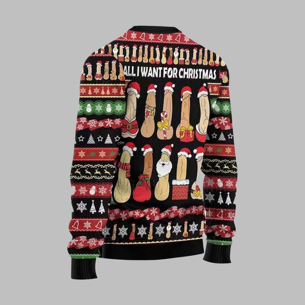 2025 Merry Christmas Dirty Ugly Christmas Sweater - Image 3