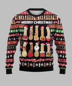Alternative view of 2025 Merry Christmas Dirty Ugly Christmas Sweater 