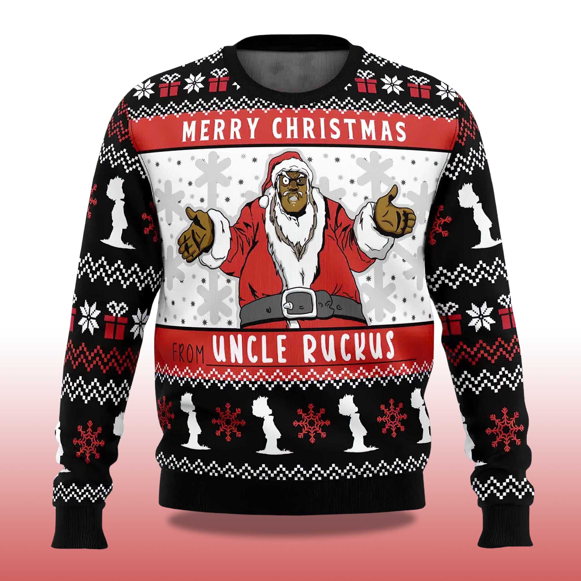 Alternative view of 2025 Merry Christmas From Uncle Ruckus Ugly Christmas Sweater
