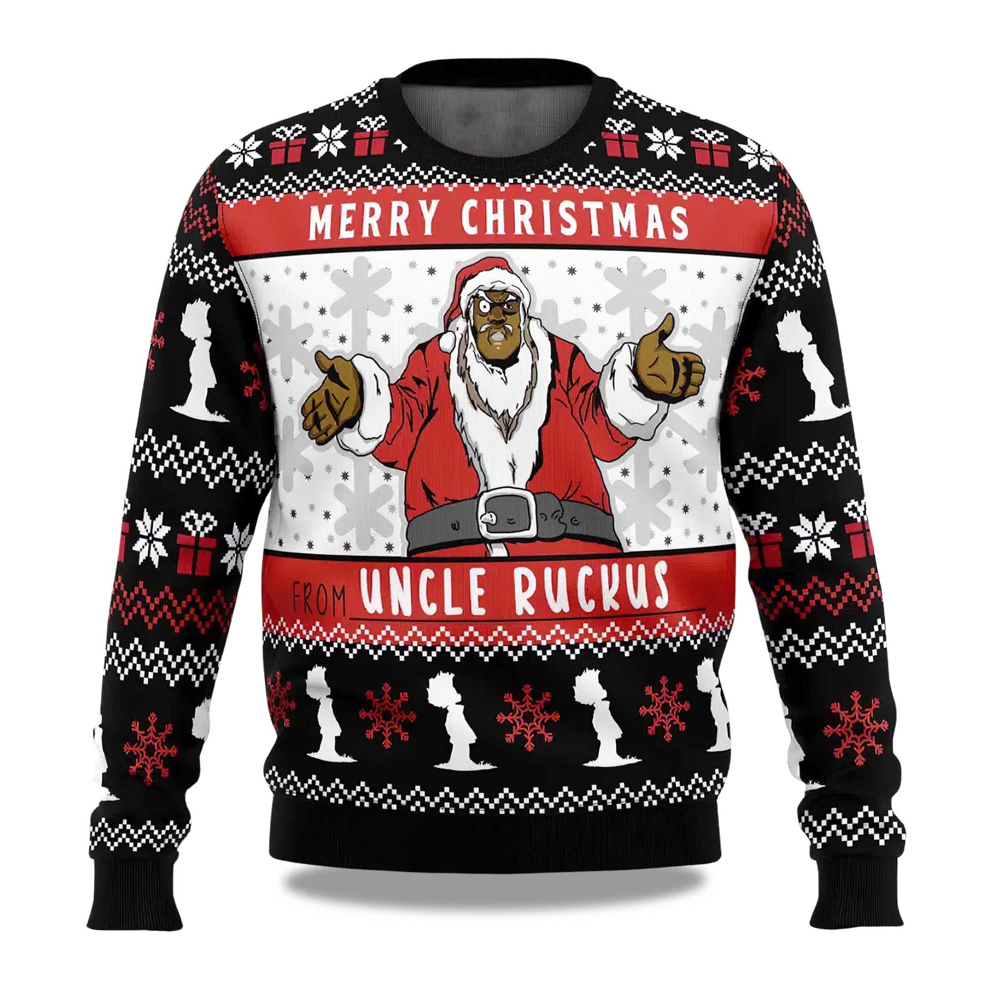 2025 Merry Christmas From Uncle Ruckus Ugly Christmas Sweater