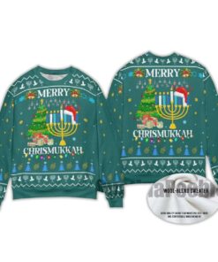 2025 Merry Christmas Hanukkah Ugly Sweater