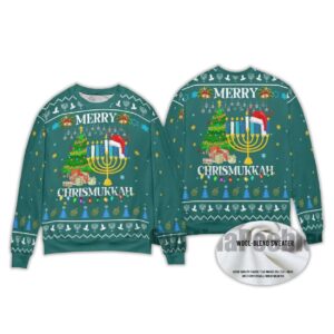 2025 Merry Christmas Hanukkah Ugly Sweater