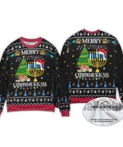Alternative view of 2025 Merry Christmas Hanukkah Ugly Sweater